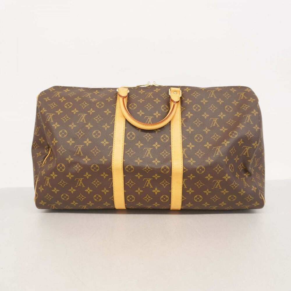 LOUIS VUITTON Brown Monogram Keepall 55 Boston Bag - Picture 11 of 11